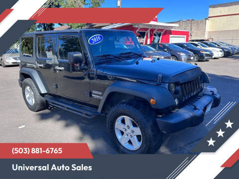 2016 Jeep Wrangler Unlimited Sport 4WD photo