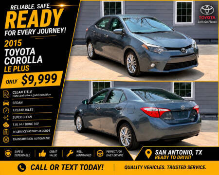 2015 Toyota Corolla LE Plus FWD photo