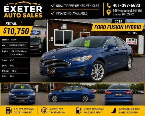 2019 Ford Fusion SE FWD photo