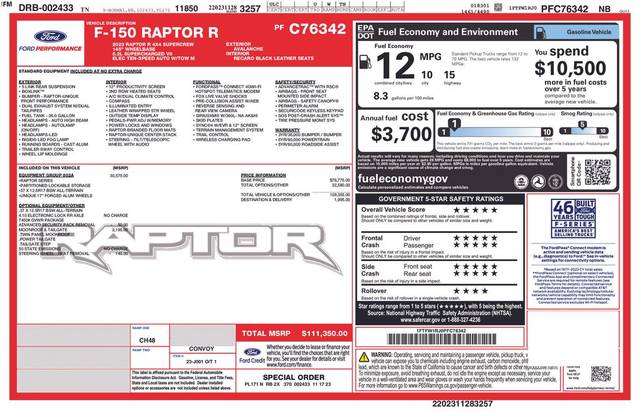 2023 Ford F-150 Raptor 4WD photo