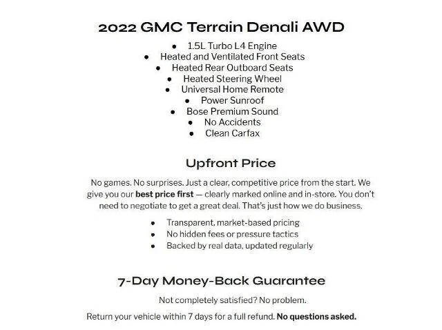 2022 GMC Terrain Denali AWD photo