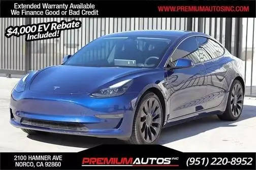 2021 Tesla Model 3 Performance AWD photo