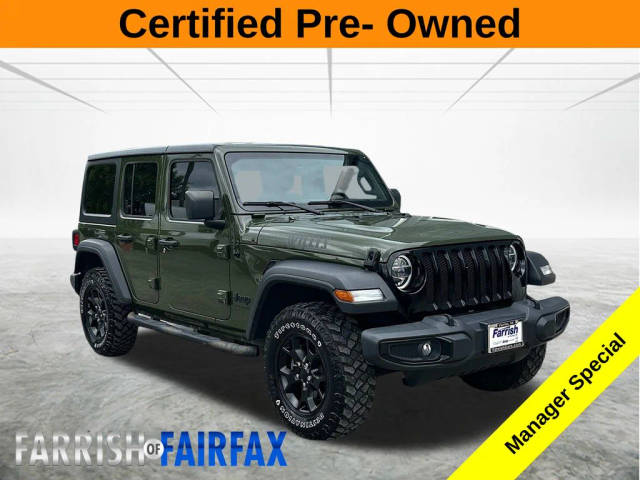 2021 Jeep Wrangler Unlimited Unlimited Willys 4WD photo