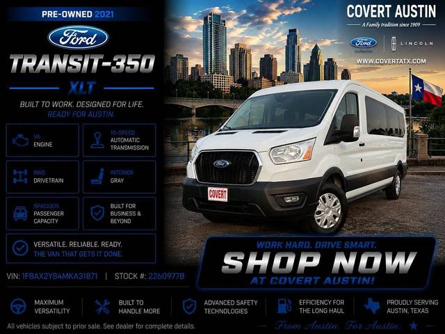 2021 Ford Transit Passenger Wagon XLT RWD photo