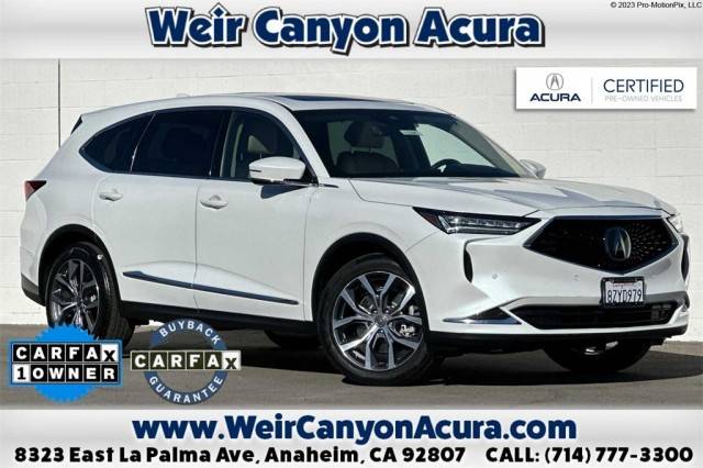 2022 Acura MDX w/Technology Package FWD photo