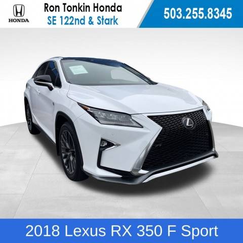 2018 Lexus RX RX 350 F Sport AWD photo