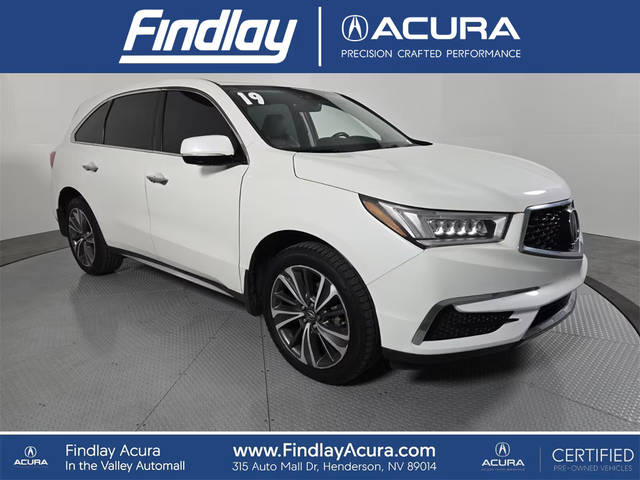 2019 Acura MDX w/Technology Pkg FWD photo