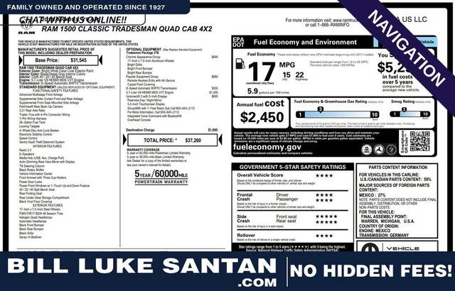 2019 Ram 1500 Tradesman RWD photo