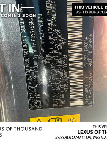 2019 Lexus RX RX 450h F SPORT AWD photo