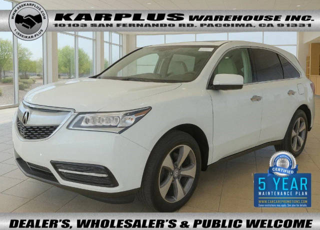 2016 Acura MDX w/AcuraWatch Plus AWD photo