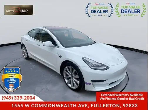 2018 Tesla Model 3 Long Range Battery RWD photo