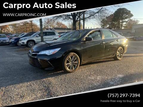 2016 Toyota Camry SE FWD photo