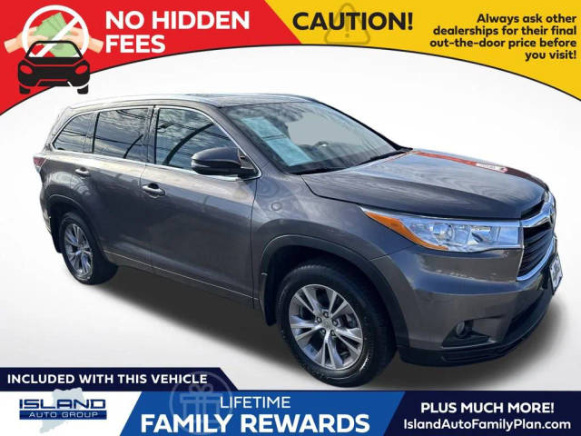 2015 Toyota Highlander XLE AWD photo