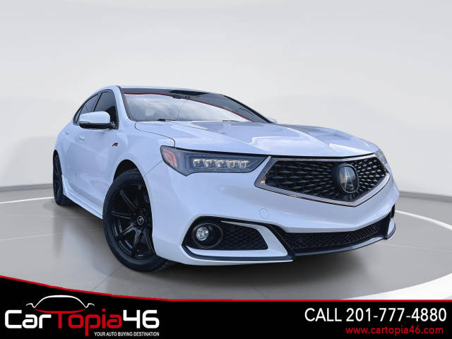 2019 Acura TLX w/A-Spec Pkg Red Leather AWD photo