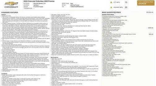 2023 Chevrolet Suburban Premier RWD photo