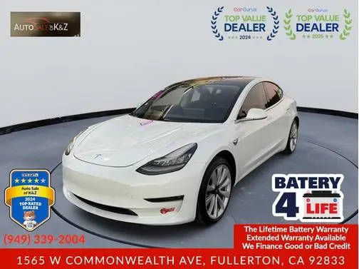 2018 Tesla Model 3 Long Range Battery RWD photo