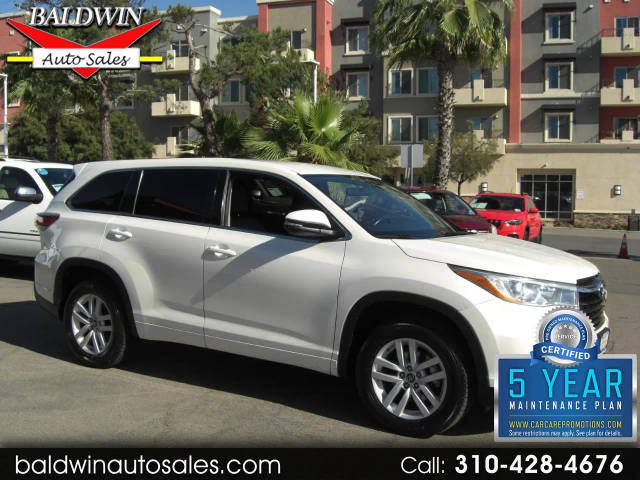 2016 Toyota Highlander LE FWD photo