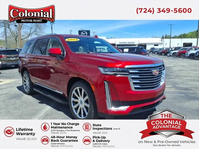 2022 Cadillac Escalade Premium Luxury Platinum 4WD photo