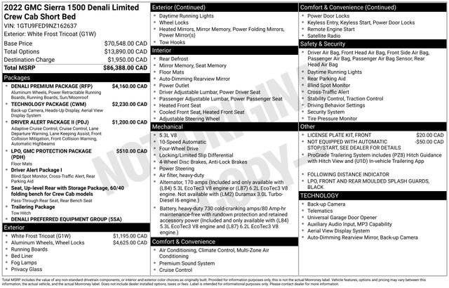 2022 GMC Sierra 1500 Denali 4WD photo