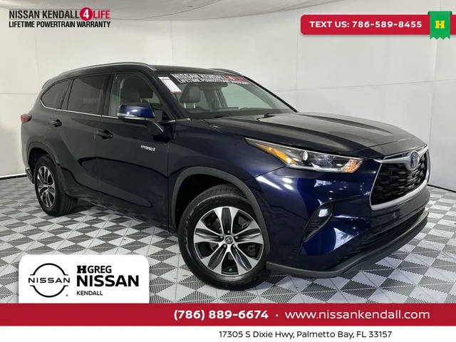 2021 Toyota Highlander Hybrid XLE FWD photo