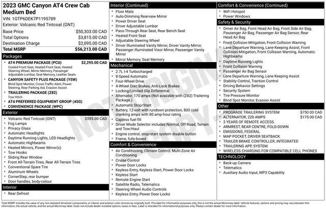 2023 GMC Canyon 4WD AT4 4WD photo