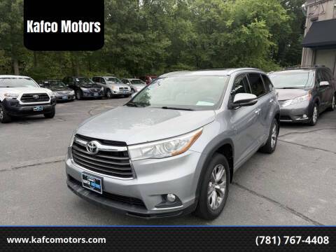 2015 Toyota Highlander XLE AWD photo