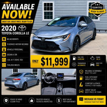 2020 Toyota Corolla LE FWD photo