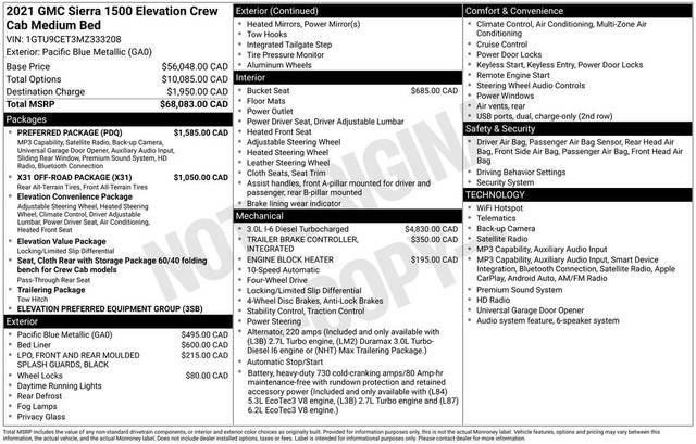2021 GMC Sierra 1500 Elevation 4WD photo