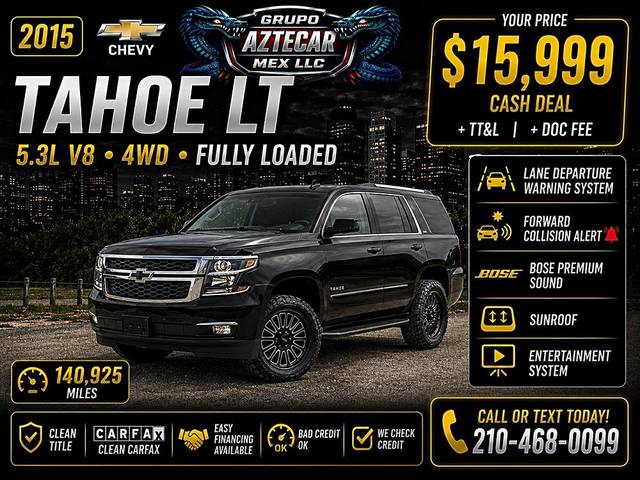 2015 Chevrolet Tahoe LT 4WD photo