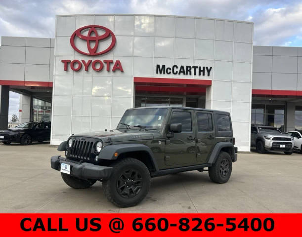 2015 Jeep Wrangler Unlimited Willys Wheeler 4WD photo