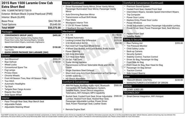 2015 Ram 1500 Laramie 4WD photo