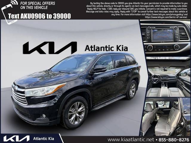 2015 Toyota Highlander XLE AWD photo