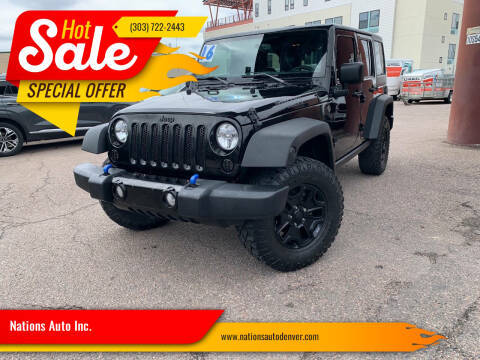 2016 Jeep Wrangler Unlimited Willys Wheeler 4WD photo