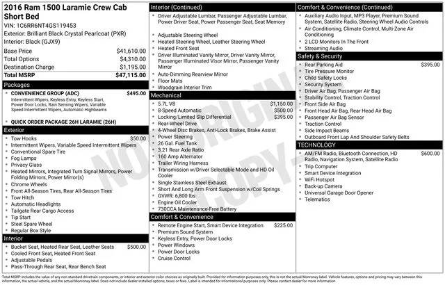 2016 Ram 1500 Laramie RWD photo