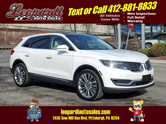 2016 Lincoln MKX Reserve AWD photo