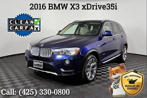 2016 BMW X3 xDrive35i AWD photo