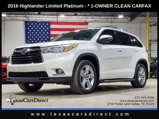 2016 Toyota Highlander Limited Platinum AWD photo