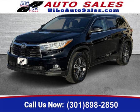 2016 Toyota Highlander XLE AWD photo