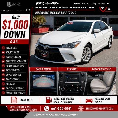 2016 Toyota Camry SE FWD photo