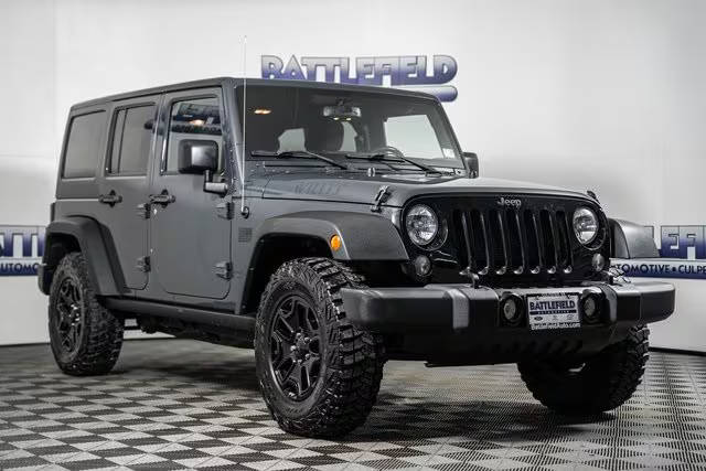 2016 Jeep Wrangler Unlimited Willys Wheeler 4WD photo