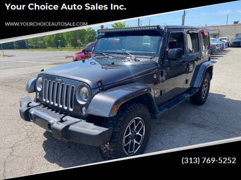 2016 Jeep Wrangler Unlimited Sahara 4WD photo
