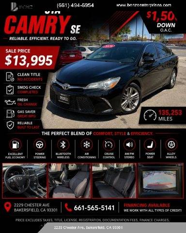 2016 Toyota Camry SE FWD photo