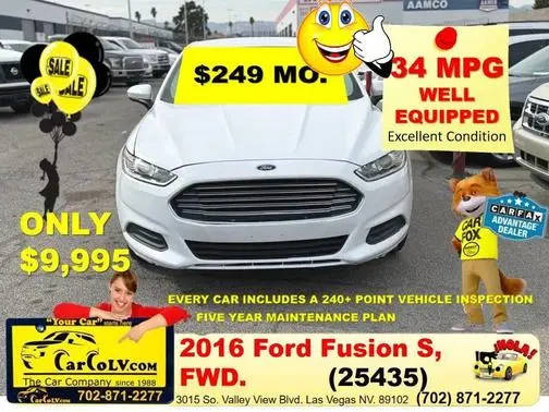 2016 Ford Fusion S FWD photo