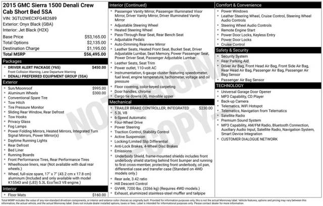 2015 GMC Sierra 1500 Denali 4WD photo