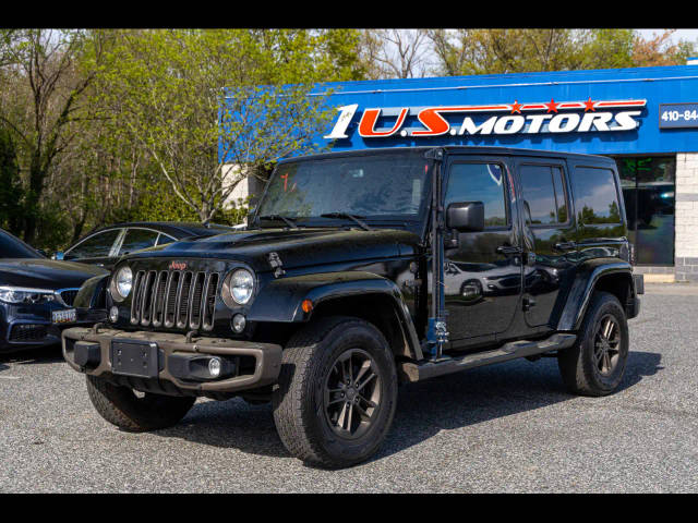 2016 Jeep Wrangler Unlimited 75th Anniversary 4WD photo