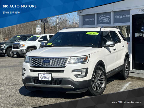 2016 Ford Explorer Platinum 4WD photo