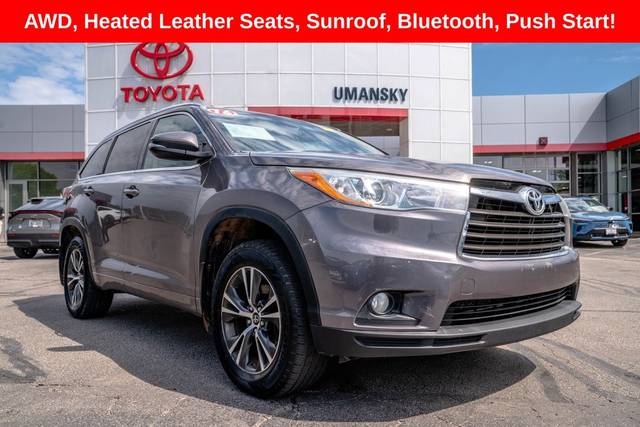 2016 Toyota Highlander XLE AWD photo