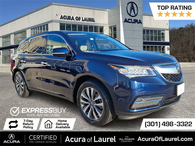 2016 Acura MDX w/Tech/AcuraWatch Plus AWD photo