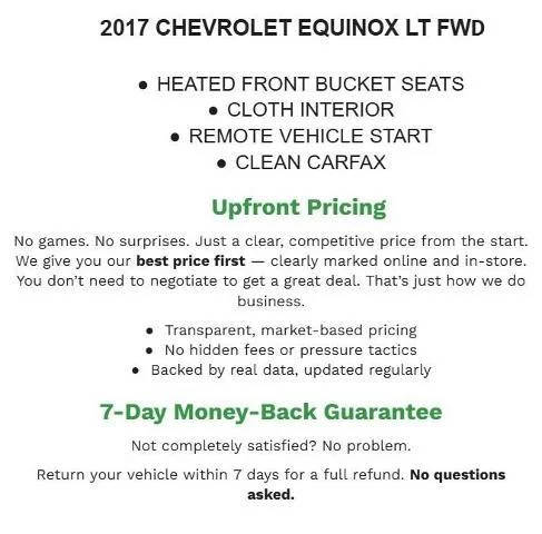 2017 Chevrolet Equinox LT FWD photo