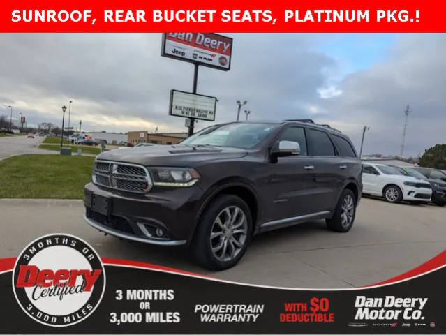 2016 Dodge Durango Citadel Anodized Platinum AWD photo